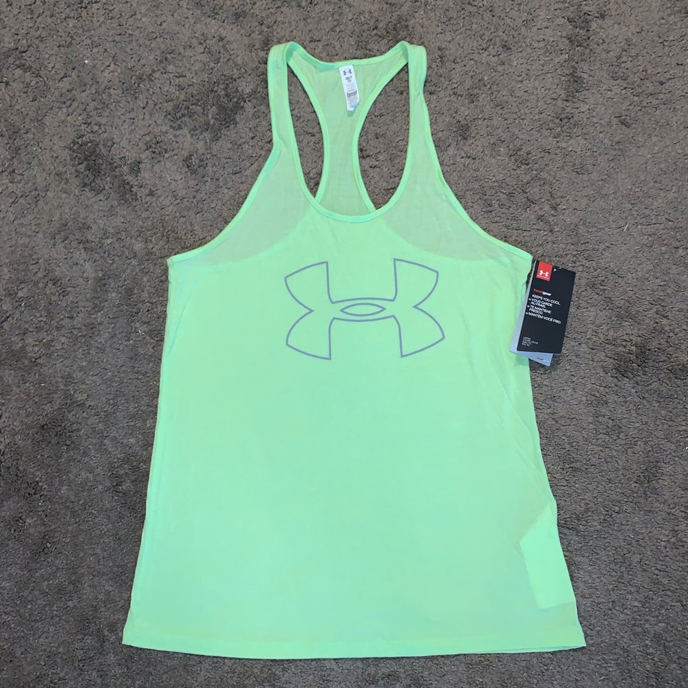 Under Armour Graphic Sport Racerback Big Logo Tank Top